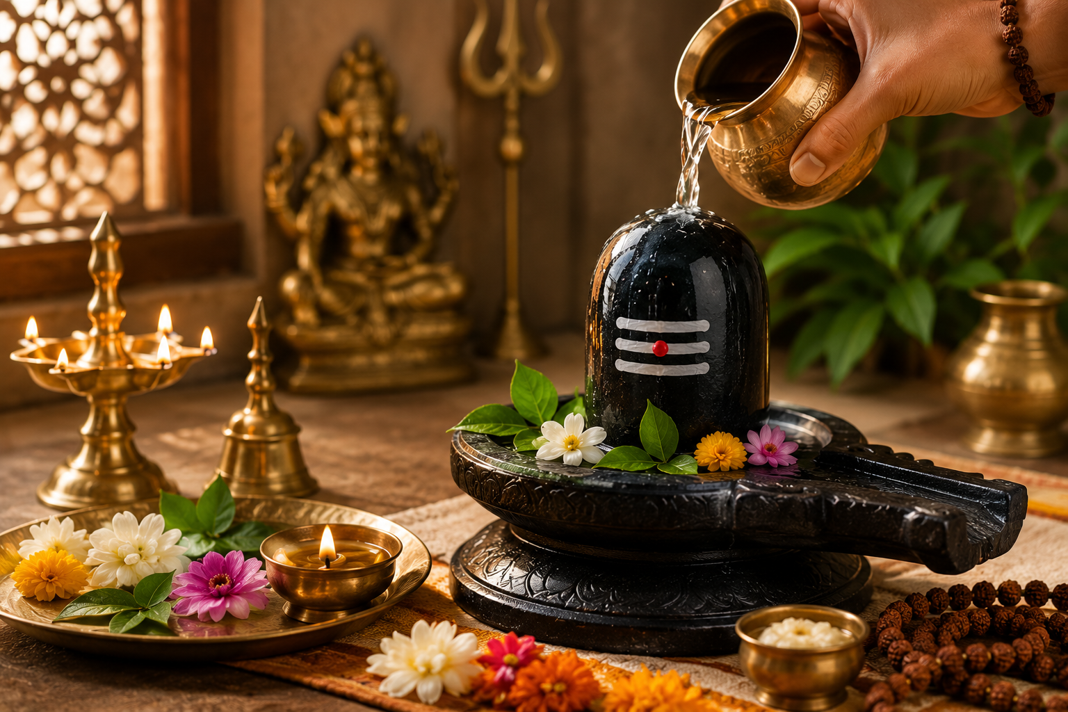Shivling Puja