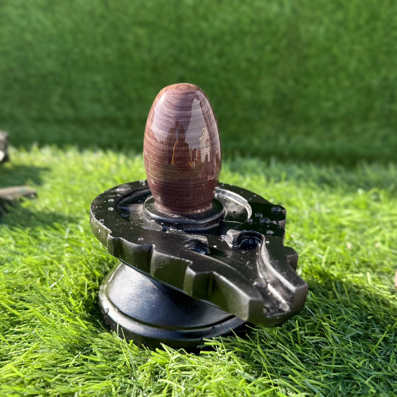 3 inch Shivling 6 inch jaladhari
