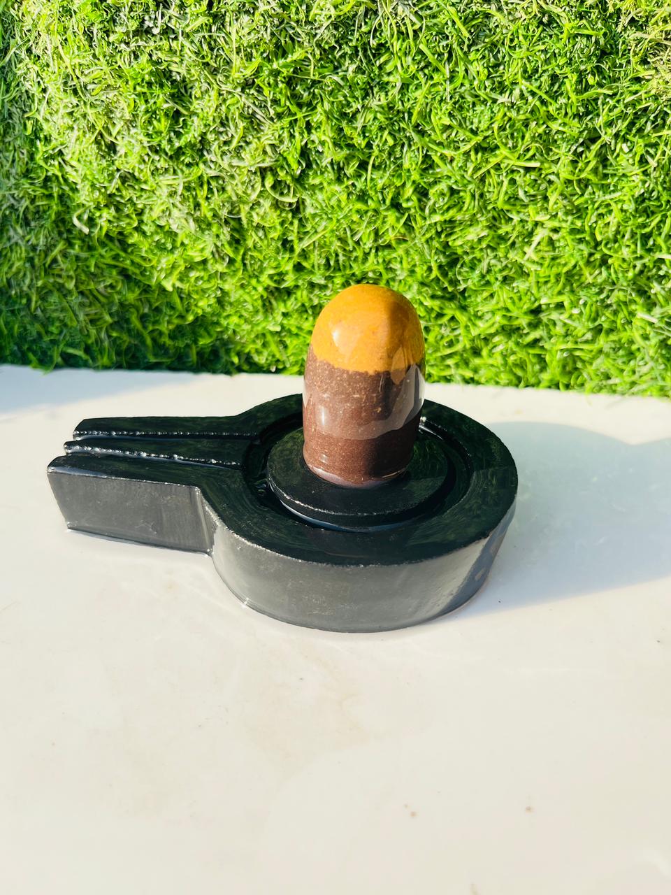 Suryansh Narmadeshwar Shivling with Premium Black Yoni Base